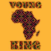 Young African King African Cloth Pattern Celebrating Black History Trucker Hat
