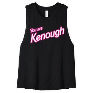 You Are Kenough Funny You Are Kenough For Men Women Women's Racerback Cropped Tank