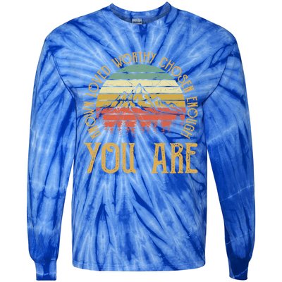 You Are Known Loved Worthy Chosen Enough Funny Gift Christian Gift Tie-Dye Long Sleeve Shirt