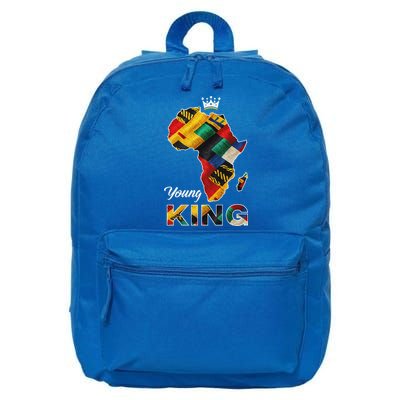 Young African King Map Kente 16 in Basic Backpack