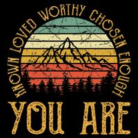 You Are Known Loved Worthy Chosen Enough Christian Wool Snapback Cap