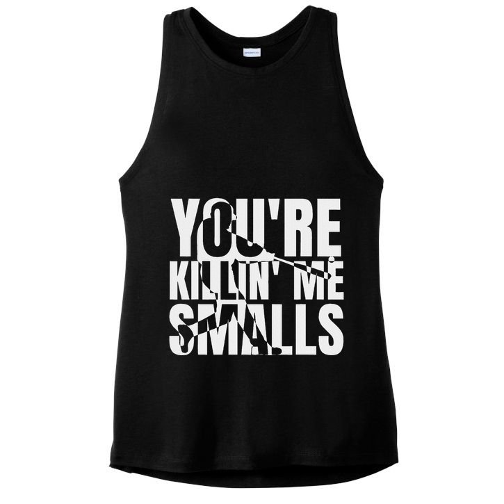 You Are Killing Me Smalls Baseball Ladies PosiCharge Tri-Blend Wicking Tank