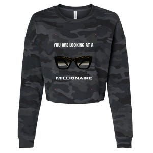 You Are Looking At A Millionaire Cropped Pullover Crew