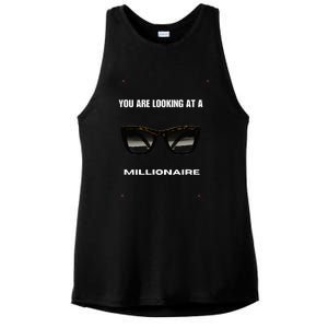 You Are Looking At A Millionaire Ladies PosiCharge Tri-Blend Wicking Tank