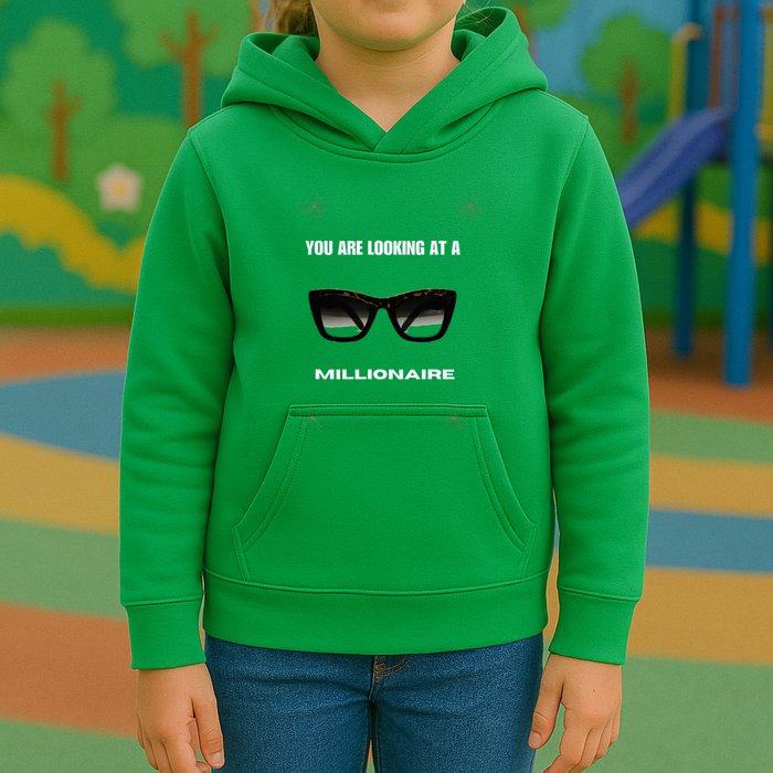 You Are Looking At A Millionaire Kids Hoodie