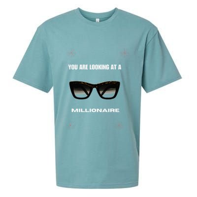 You Are Looking At A Millionaire Sueded Cloud Jersey T-Shirt