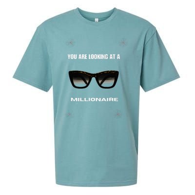 You Are Looking At A Millionaire Sueded Cloud Jersey T-Shirt