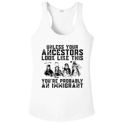 Your Ancestors Look Like This Youre Probably An Immigrant Ladies PosiCharge Competitor Racerback Tank