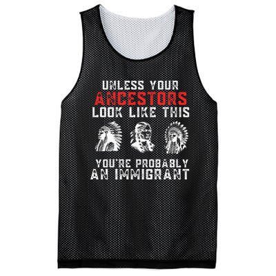 Your Ancestors Look Like This YouRe Probably An Immigrant Mesh Reversible Basketball Jersey Tank