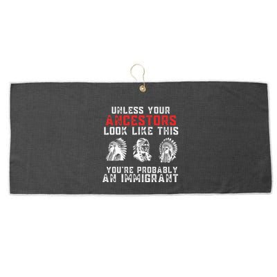 Your Ancestors Look Like This YouRe Probably An Immigrant Large Microfiber Waffle Golf Towel
