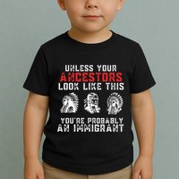Your Ancestors Look Like This YouRe Probably An Immigrant Toddler T-Shirt