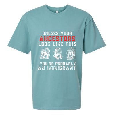 Your Ancestors Look Like This YouRe Probably An Immigrant Sueded Cloud Jersey T-Shirt