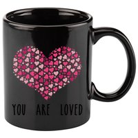 You Are Loved Heart Gift 11oz C Handle Ceramic Mug
