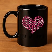 You Are Loved Heart Gift 11oz C Handle Ceramic Mug