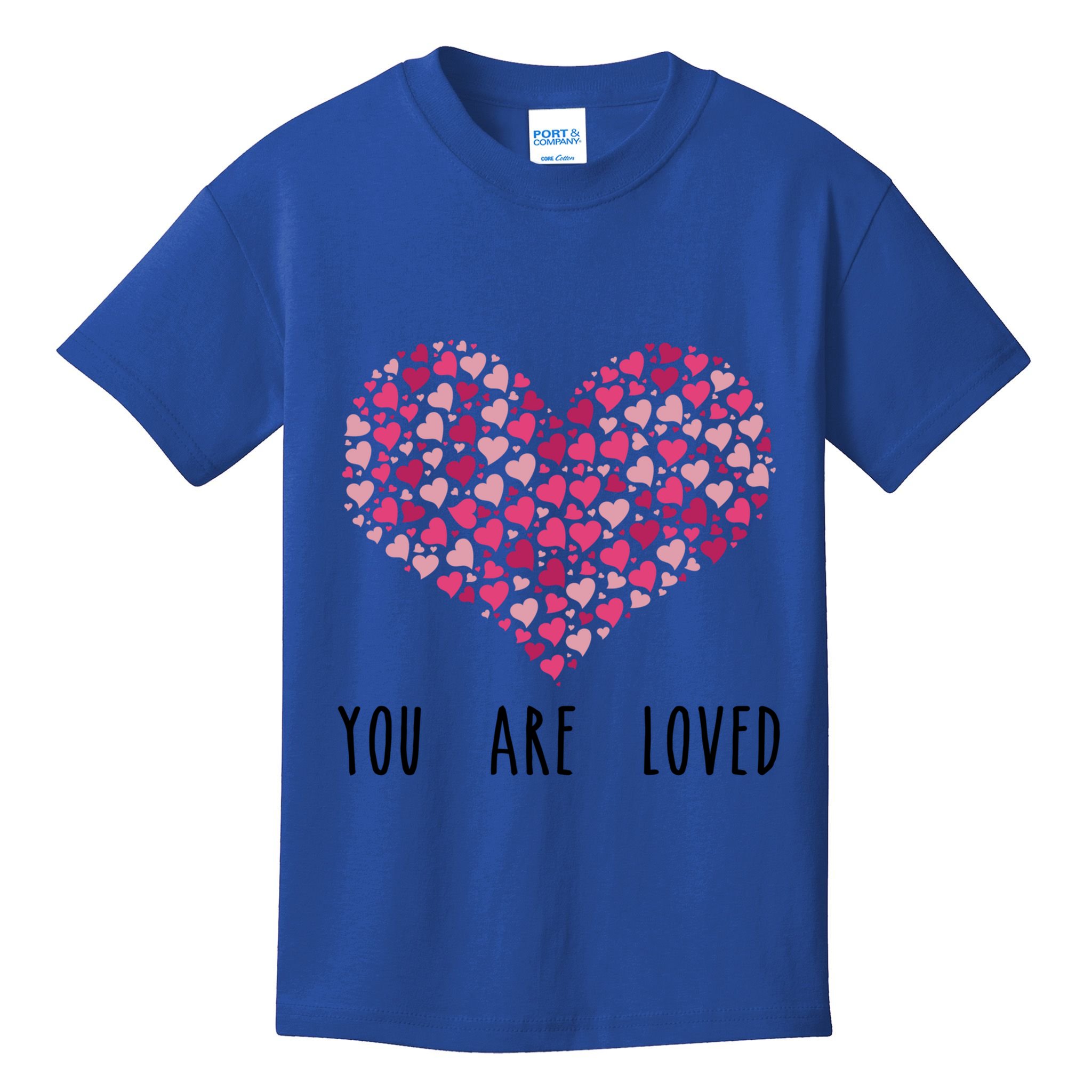 You Are Loved Heart Gift Kids T-Shirt