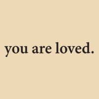 You Are Loved Dear Person Behind Me Drawstring Bag