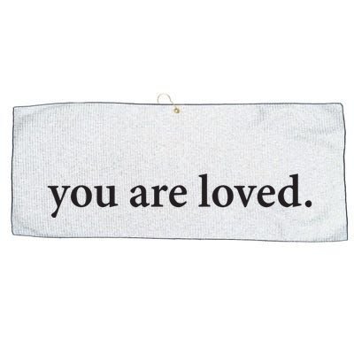 You Are Loved Dear Person Behind Me Large Microfiber Waffle Golf Towel