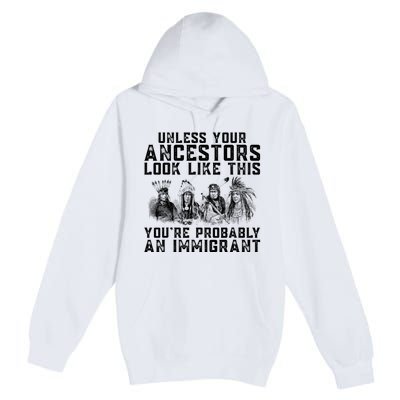 Your Ancestors Look Like This YouRe Probably An Immigrant Premium Pullover Hoodie