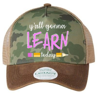 Y'all Gonna Learn Today Legacy Tie Dye Trucker Hat