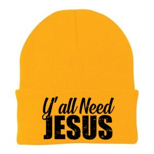 Yall Need Jesus Knit Cap Winter Beanie