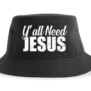 Yall Need Jesus Sustainable Bucket Hat