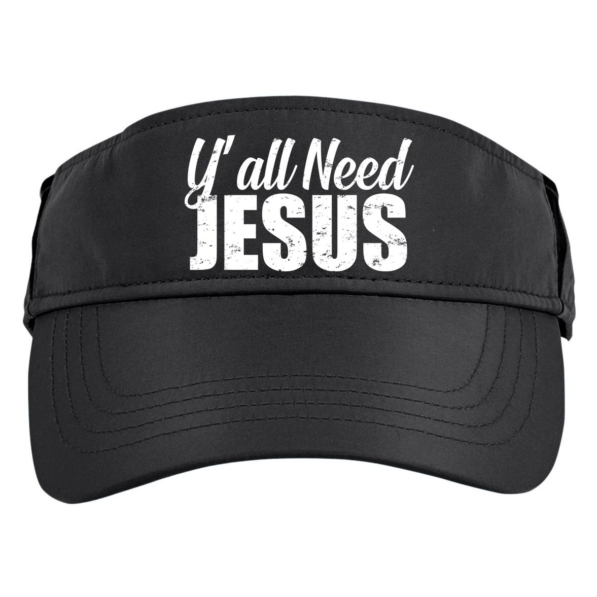 Yall Need Jesus Adult Drive Performance Visor