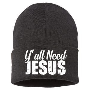 Yall Need Jesus Sustainable Knit Beanie