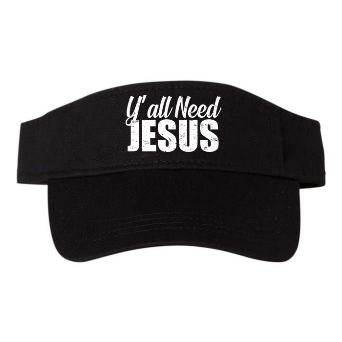 Yall Need Jesus Valucap Bio-Washed Visor