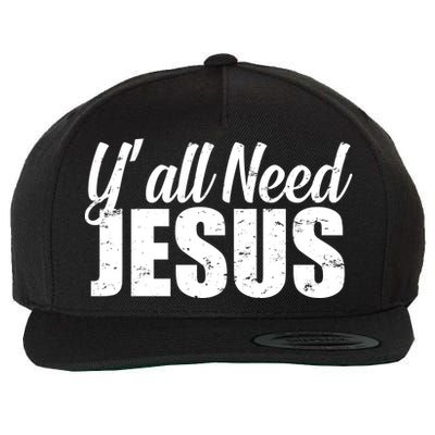 Yall Need Jesus Wool Snapback Cap