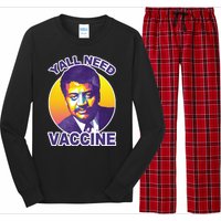 Yall Need Vaccine Degrasse Long Sleeve Pajama Set