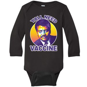 Yall Need Vaccine Degrasse Baby Long Sleeve Bodysuit