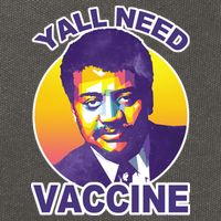 Yall Need Vaccine Degrasse Cotton Canvas Backpack