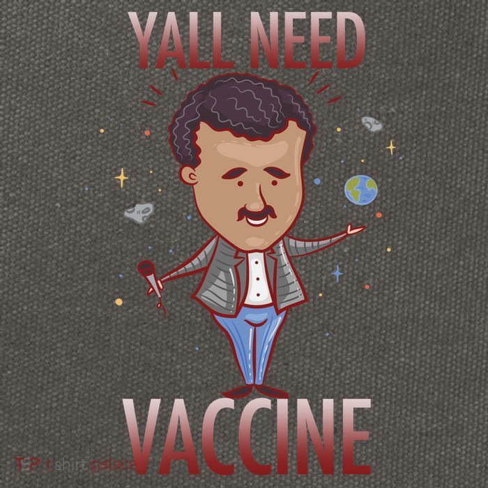 Yall Need Vaccine Space Cotton Canvas Backpack