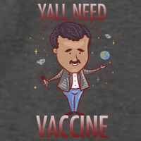 Yall Need Vaccine Space Vector Backpack