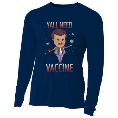 Yall Need Vaccine Space Cooling Performance Long Sleeve Crew