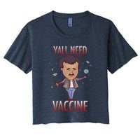 Yall Need Vaccine Space Crop Top