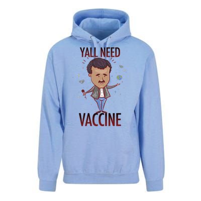 Yall Need Vaccine Space Unisex Surf Hoodie