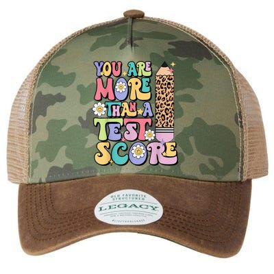 You Are More Than A Test Score Teacher Testing Day Womens Legacy Tie Dye Trucker Hat