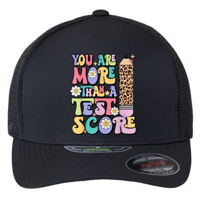 You Are More Than A Test Score Teacher Testing Day Womens Flexfit Unipanel Trucker Cap