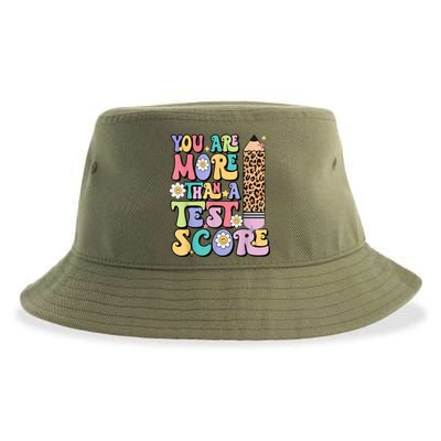 You Are More Than A Test Score Teacher Testing Day Womens Sustainable Bucket Hat