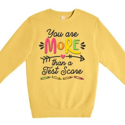 You Are More Than Your Test Score Premium Crewneck Sweatshirt