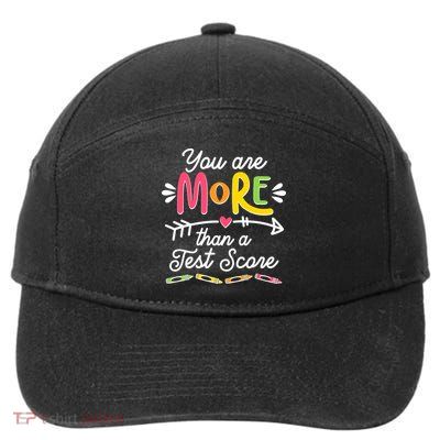 You Are More Than Your Test Score 7-Panel Snapback Hat