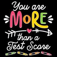 You Are More Than Your Test Score Drawstring Bag