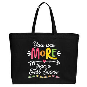 You Are More Than Your Test Score Cotton Canvas Jumbo Tote