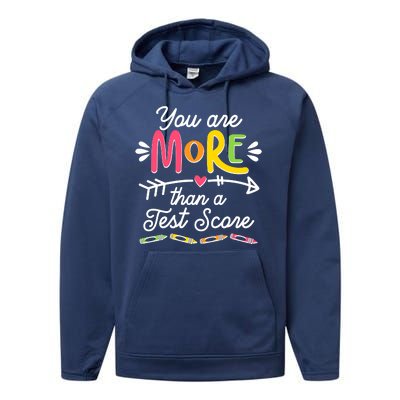 You Are More Than Your Test Score Performance Fleece Hoodie