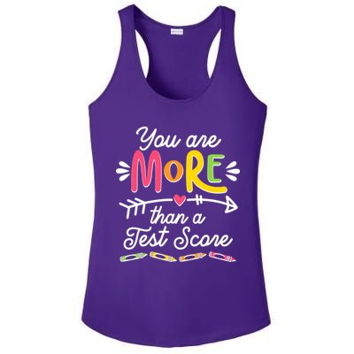 You Are More Than Your Test Score Ladies PosiCharge Competitor Racerback Tank