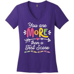 You Are More Than Your Test Score Women's V-Neck T-Shirt