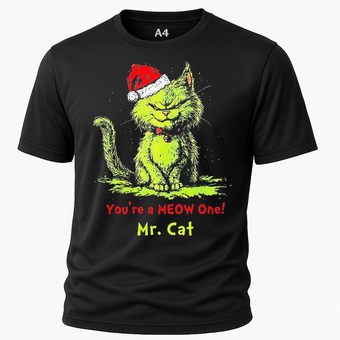 YouRe A Meow One Mr Cat Gift Cooling Performance Crew T-Shirt