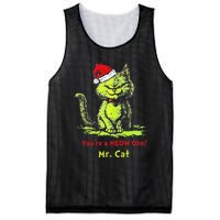 YouRe A Meow One Mr Cat Gift Mesh Reversible Basketball Jersey Tank