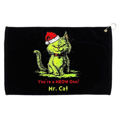 YouRe A Meow One Mr Cat Gift Grommeted Golf Towel